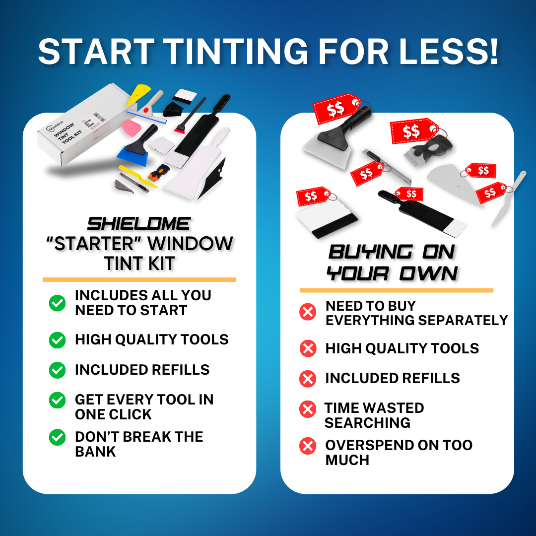 Window Tint Beginner Tool Kit - Essential Tools for Window Tinting